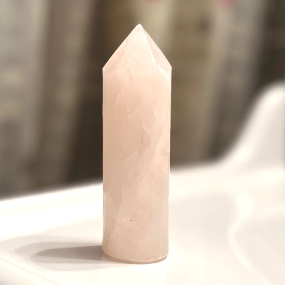 Rose Quartz Crystal Tower 4”